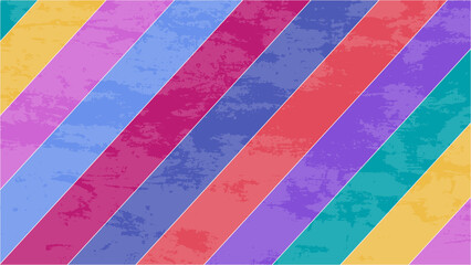 A colorful striped background. A grunge colored backdrop.
