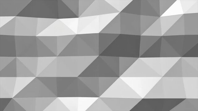Modern low poly abstract background featuring minimalist geometric pattern in grayscale tones for technology design corporate branding visual innovation concept