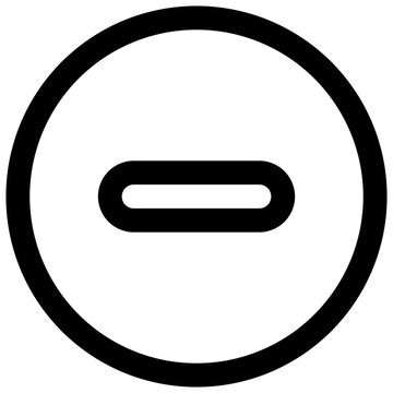 Electron. Editable stroke vector icon.