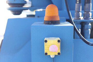 Industrial Control Panel With Beacon Light