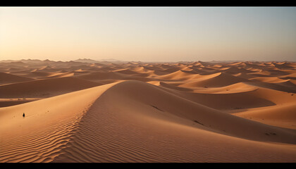 Dunes of the Sahara desert in Morocco