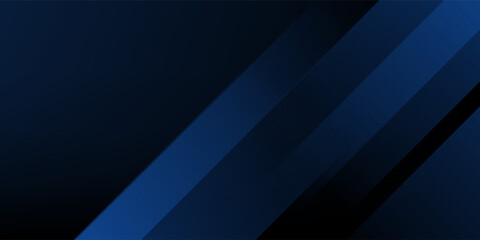 Banner background blue and black ,blue gradient.slash shape.vector.