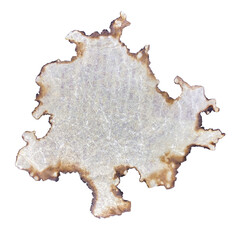 Obraz premium Burnt Paper Pieces with Ancient Magical Inscriptions, Historical Notes, Torn Paper Scraps, Singed Papyrus, Halloween Vibe, Old Books, PNG Format, Perfect for Posters, Events, and Presenta