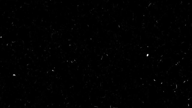 Grunge film. Retro vintage old overlay filter and rolling edge for videos,old movie fx film strip motion footage overlay. Small white dots on a black screen. Retro effect with roughness of old film.