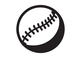 baseball logo silhouette vector, softball silhouette vector illustration, sports ball logo silhouette vector, baseball player logo, baseball bat and ball logo vector silhouette on white background