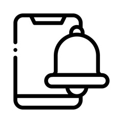 notifications line icon