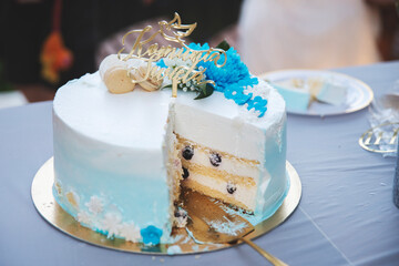 Tort komunijny przekrojony © Katarzyna