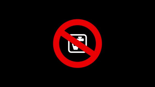 a flat-style vector icon of a black water tap with drops crossed by a red prohibition circle and slash, no background, using only black and red colors.. 4k,,