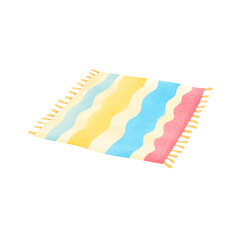 beach towel illustration