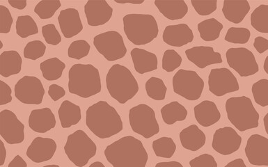 Abstract modern giraffe seamless pattern. Animals trendy background. Colorful decorative vector stock illustration for print, card, postcard, fabric, textile. Modern ornament of stylized skin. © Alla
