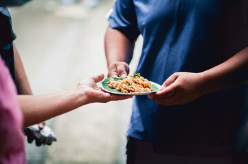 Food Donations for Homeless, the concept of humane