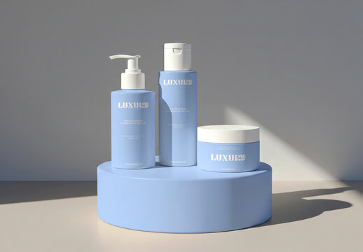 Cosmetics Set Mockup Template