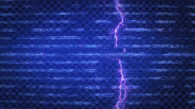 digital glitch lightning, abstract background, electric storm