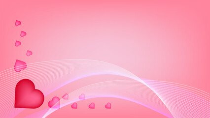 pink valentine background