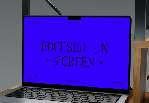Laptop Device Display Mockup