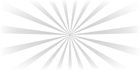 Obraz premium Ray sun light. Sunburst background. Radial circle line. Pattern starburst. Comic beam lines. Sun effect rays. Abstract firework. Concentration stripe. Cartoons lightning style. Vector illustration