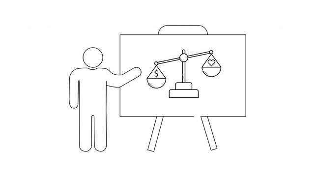 Balance Presentation - Visualizing Equilibrium and Fairness in Business.