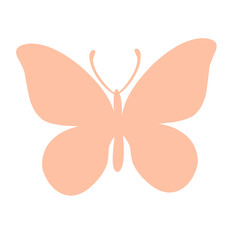 Butterfly silhouette vector