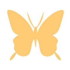 Butterfly silhouette vector