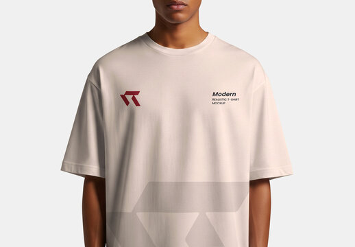 Oversized T-Shirt Mockup Template