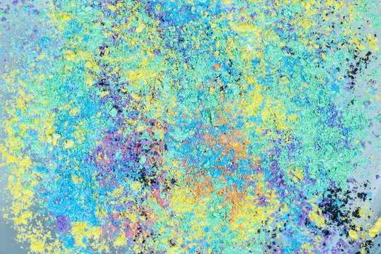 Sfondo astratto : polvere di gessetti colorati pastello
