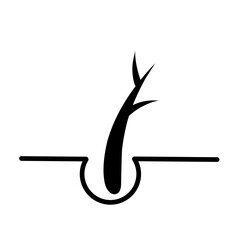 Hair care vector icon