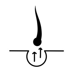 Hair care vector icon