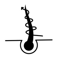 Hair care vector icon