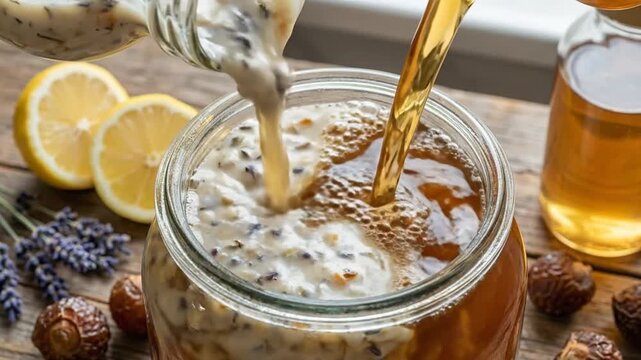 Soapnut Laundry Liquid Preparation with Lavender