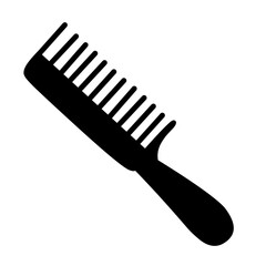 Comb vector silhouette