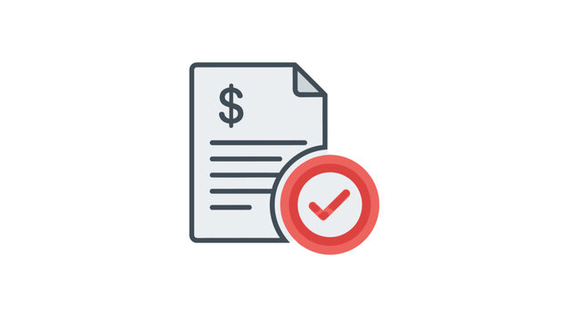 Approved Financial Document with Dollar Sign.