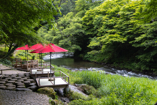 Kakusenkei Gorge, Kaga City, Ishikawa Prefecture, Japan