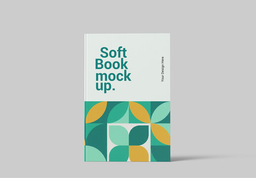 Standing Softcover Book Mockup