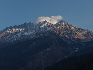 Obraz premium kuaripass mountains range