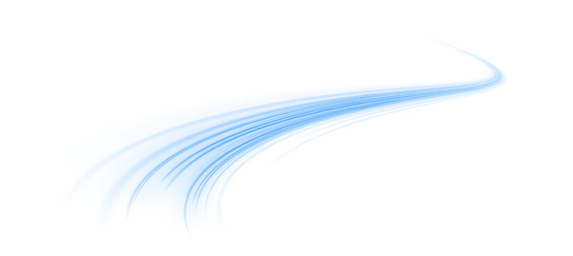 Glowing neon curves with particle shimmer and dynamic light movement png