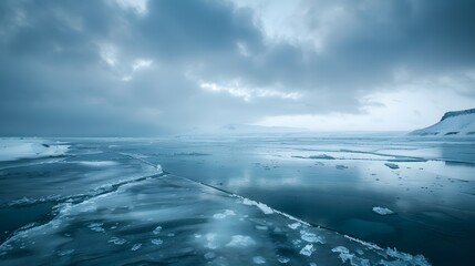 storm clouds over the sea