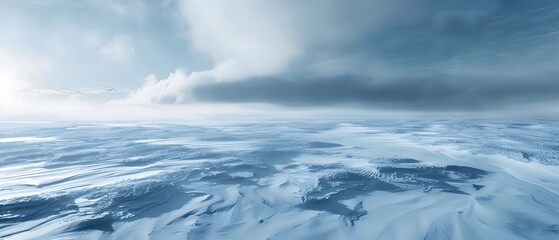 stormy sky over water