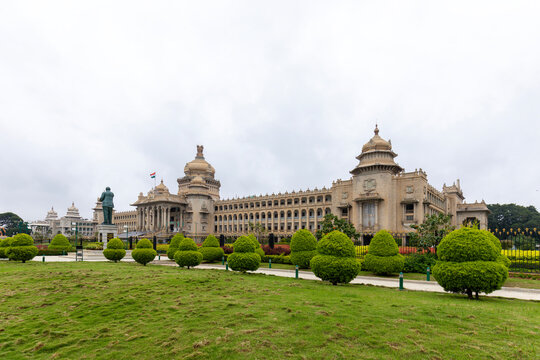 Vidhana Soudha Government Building in Bengaluru, Karnataka, India