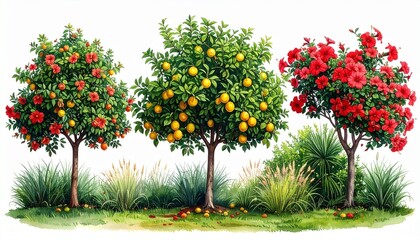 christmas tree with red balls