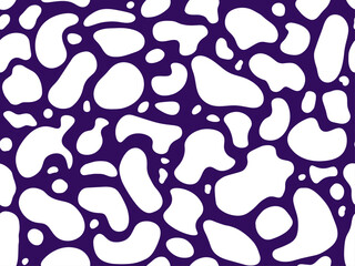Obraz premium Abstract seamless pattern with fluid shapes