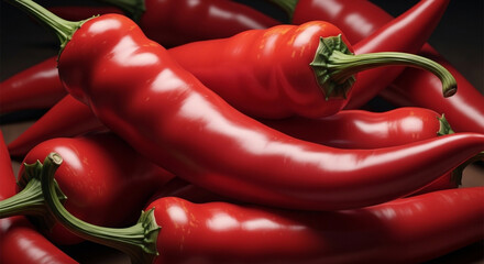 Spicy Red Chili Pepper Concept