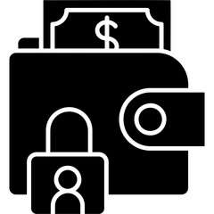 Glyph Solid Private Income Icon
