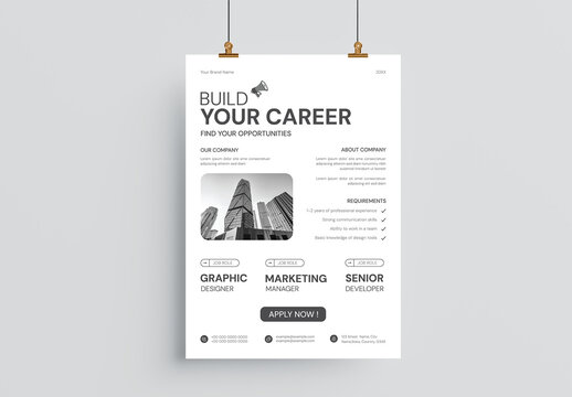 Job Hiring Flyer Template