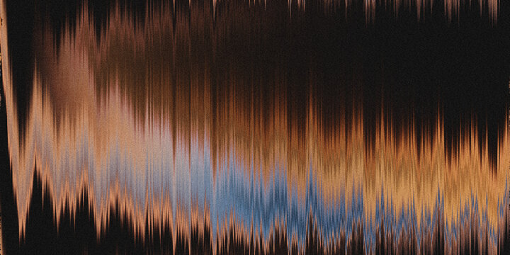 Abstract pixel sorting showing data distortion effect
