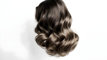 Soft wavy hairstyle with elegant volume and balanced shine, highlighting modern salon styling, smooth texture, and naturally flowing movement.