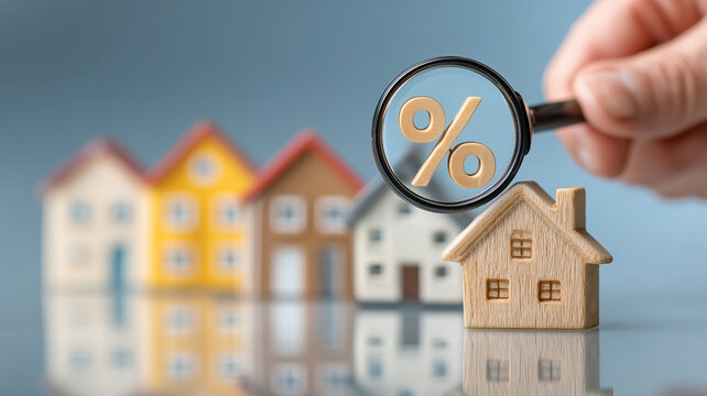 https://contributor.stock.adobe.com/en/uploads/review#:~:text=Hand%20holding%20magnifying%20glass%20over%20wooden%20house%20mockup%2C%20focusing%20on%20golden%20percent%20sign.%20Concept%20of%20mortga