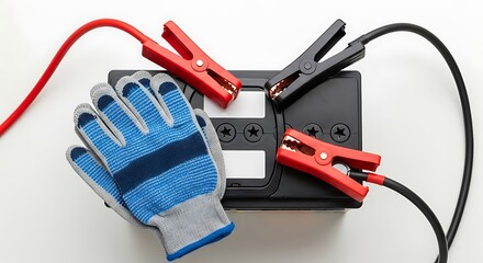 Jump Starting a Car Battery.