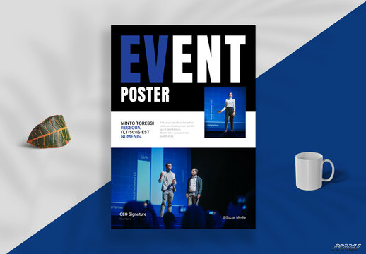 Event Poster Layout Template