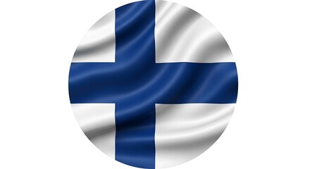 Obraz premium Finnish Flag Image.