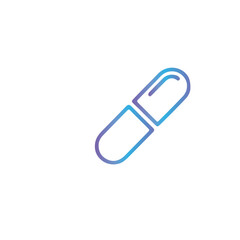 Pills and Capsules Icon vector design 